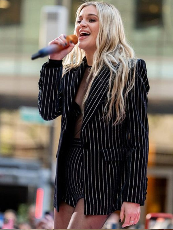 Today Show Kelsea Ballerini Pinstripe Blazer