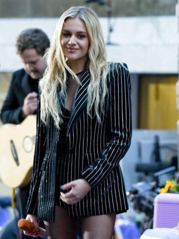 Today Show Kelsea Ballerini Pinstripe Blazer
