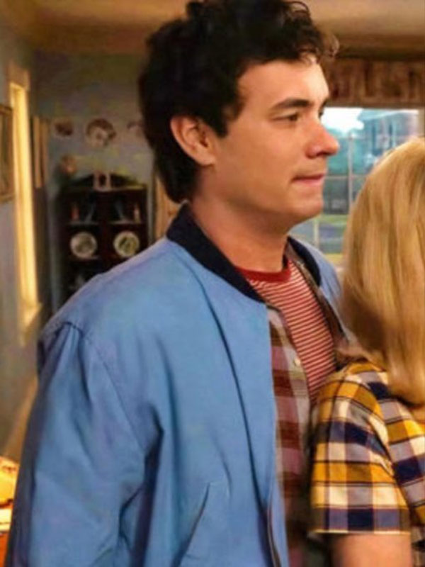 Tom Hanks 2024 Here Blue Bomber Jacket