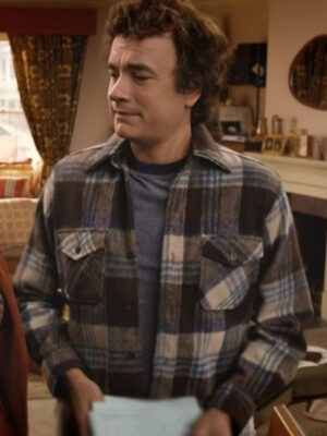 Tom Hanks 2024 Here Richard Plaid Jacket