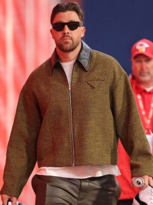 Travis Kelce Chiefs Bucs Game Wool Jacket