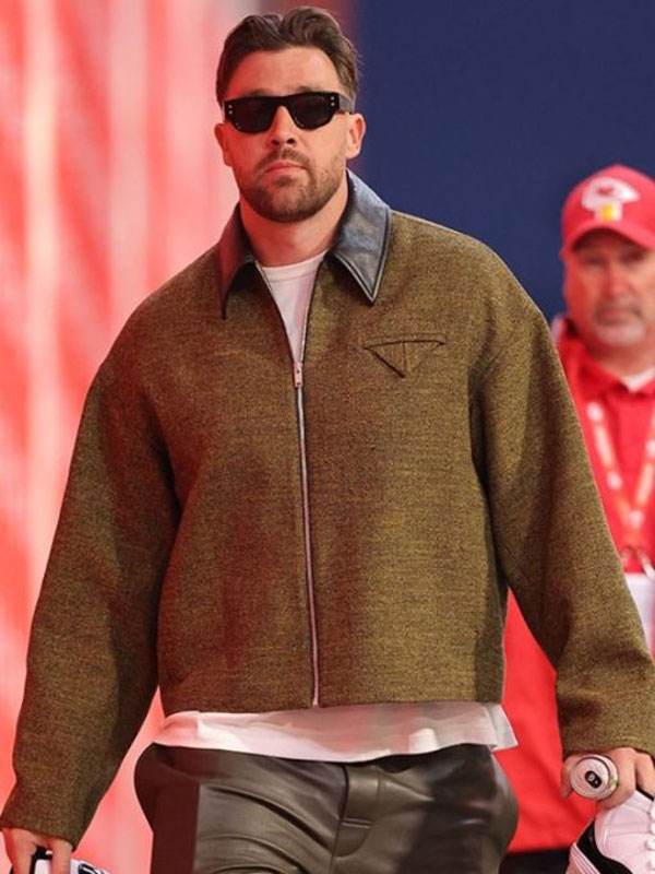 Travis Kelce Chiefs Bucs Game Wool Jacket