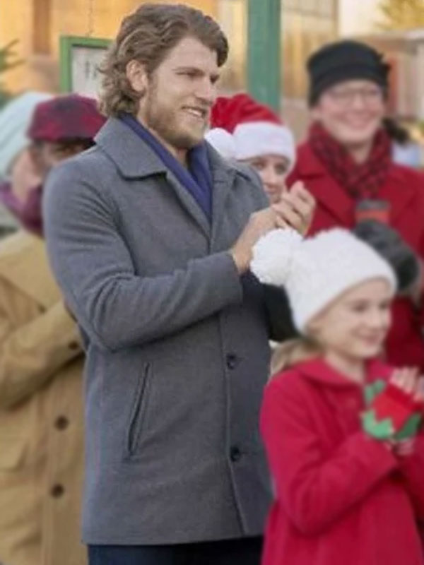 Travis Van Winkle Project Christmas Wish Grey Wool Coat