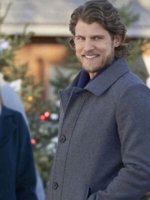 Travis Van Winkle Project Christmas Wish Grey Wool Coat