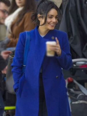 Vanessa Hudgens The Princess Switch Switched Again Blue Coat