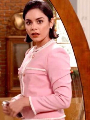 Vanessa Hudgens The Princess Switch Switched Again Pink Coat