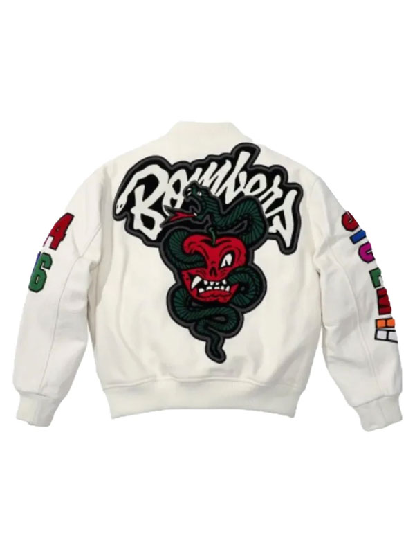 WTAPS Supreme Wool And Leather Varsity Jacket