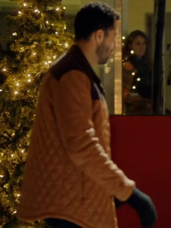 Zach Smadu Moms Christmas Boyfriend 2023 Brown Jacket