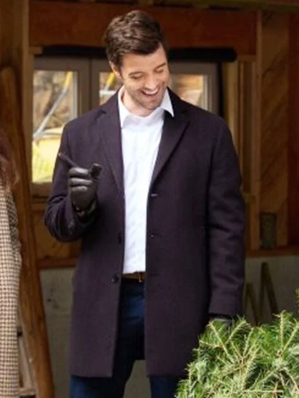 2024 All I Need For Christmas Dan Jeannotte Black Wool Coat