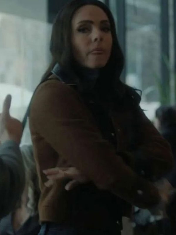 2024 Cross Eloise Mumford Brown Wool Jacket