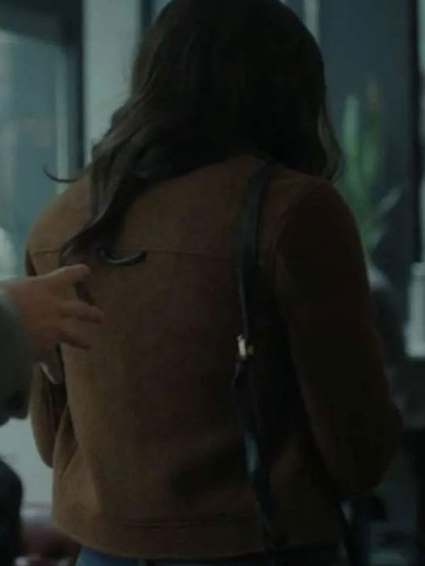 2024 Cross Eloise Mumford Brown Wool Jacket