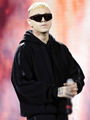 2024 Lazza Black Fleece Hoodie In Pullover