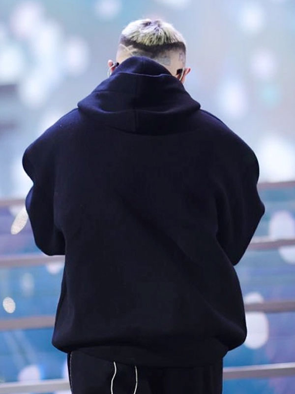 2024 Lazza Black Fleece Hoodie In Pullover