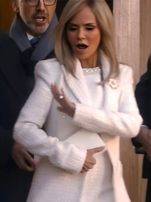 2024  Our Little Secret Kristin Chenoweth White Wool Blazer