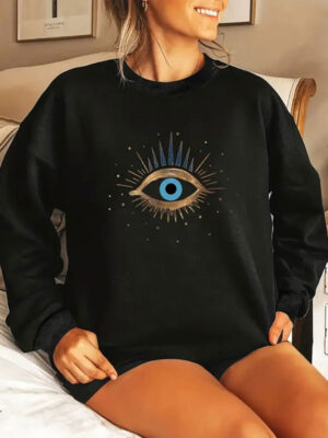 90 Day Fiance Happily Ever After S08 Loren Eye Print Sweatshirt