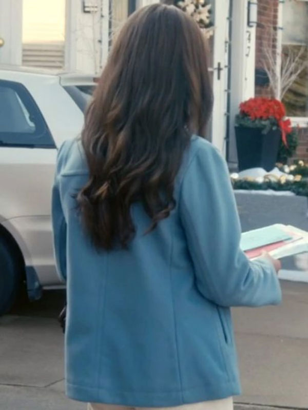 A ’90s Christmas Eva Bourne Blue Wool Jacket