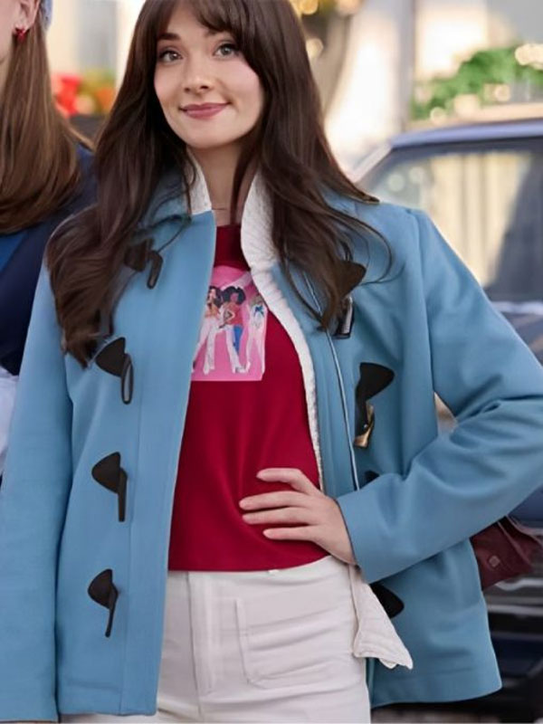 A ’90s Christmas Eva Bourne Blue Wool Jacket