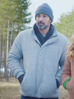 A European Christmas 2024 Philip Boyd Grey Puffer Jacket