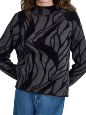 abbott-elementary-s04-abstract-print-black-knitted-sweater-1