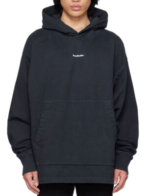 Acne Studio Black Fleece Pullover Hoodie