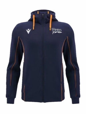 Alex Sanderson Sale Sharks Navy Blue Fleece Hoodie
