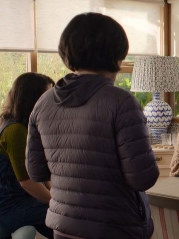 Bad Sisters 2024 Sarah Greene Purple Puffer Jacket