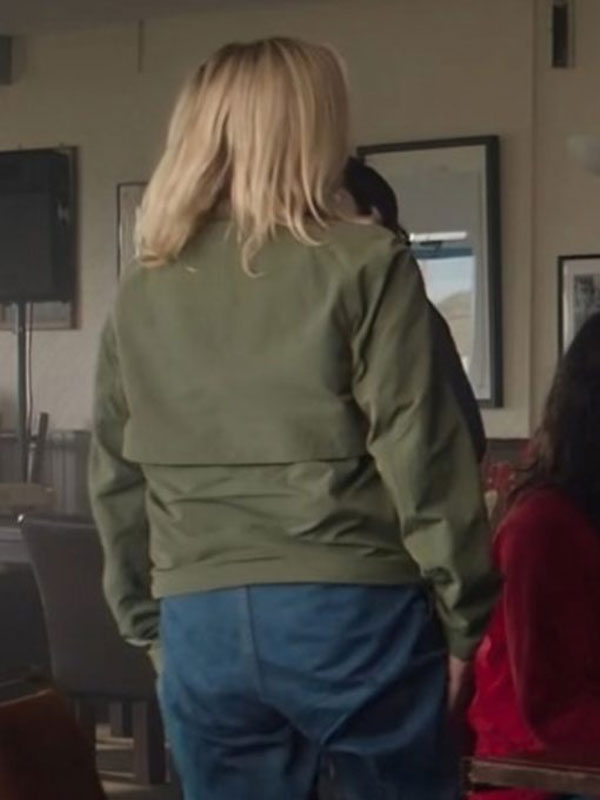 Bad Sisters S02 Eva Birthistle Green Cotton Jacket