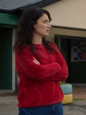 bad-sisters-s02-eve-hewson-red-wool-sweater-2