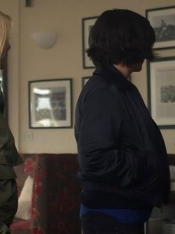 Bad Sisters S02 Sarah Greene Blue Zipper Jacket