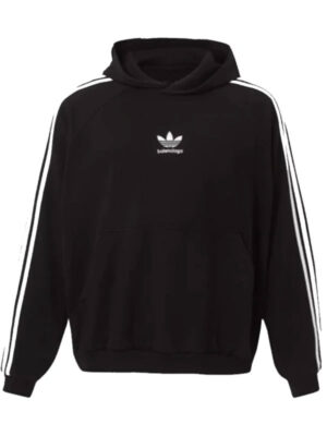 Balenciaga x Adidas Black Pullover Hoodie