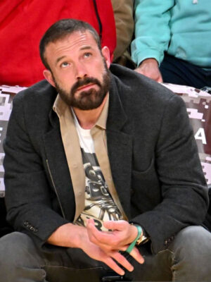 Ben Affleck Grey Wool Blazer