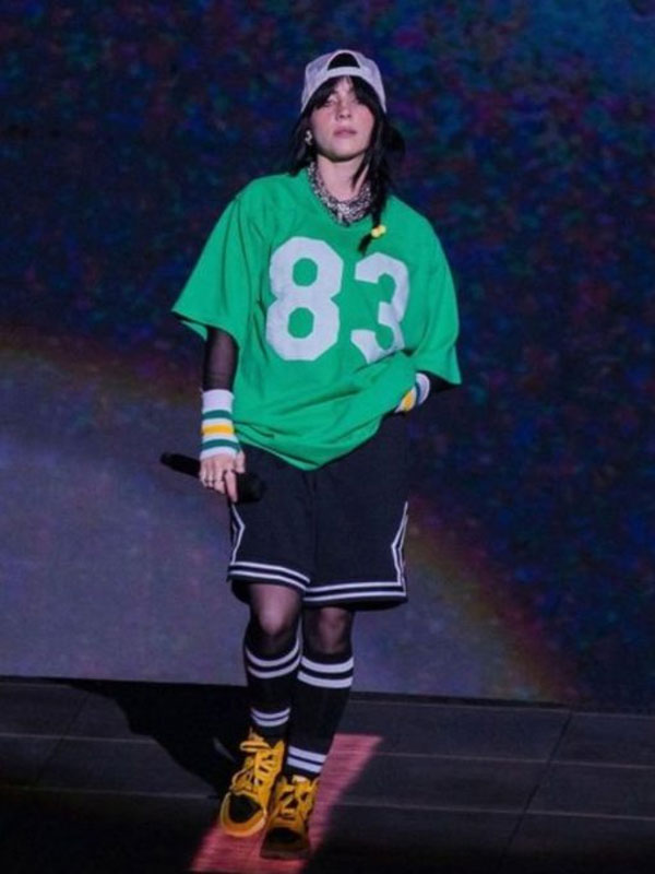 Billie Eilish Green Pullover Jersey