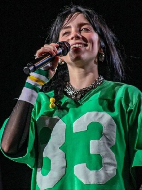 Billie Eilish Green Pullover Jersey