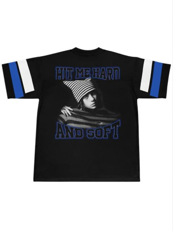 Billie Eilish Vintage Black Pullover Jersey