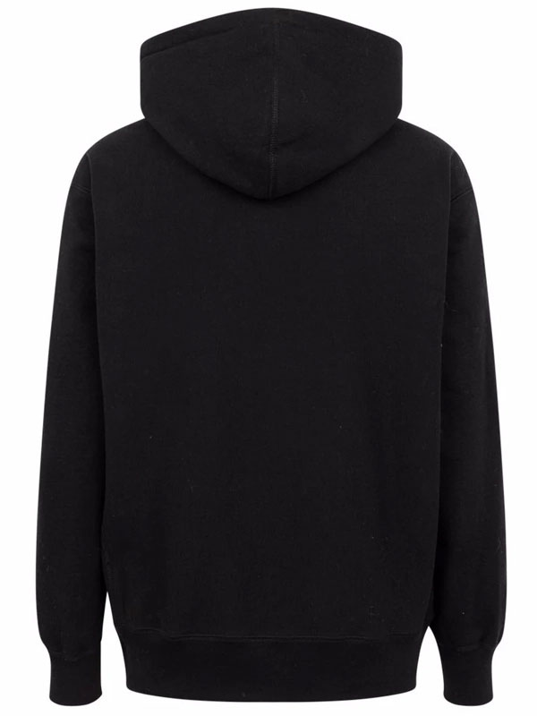 Black Supreme Fleece Pullover Hoodie