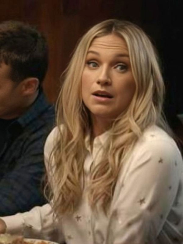 Blue Bloods S14 Vanessa Ray White Stars Shirt