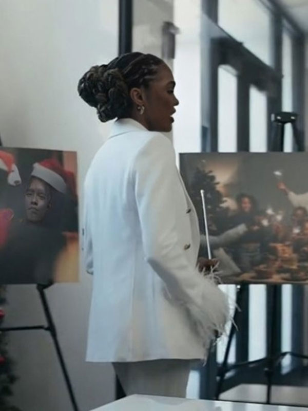 Brewster’s Millions China Anne McClain White Suiting Suit