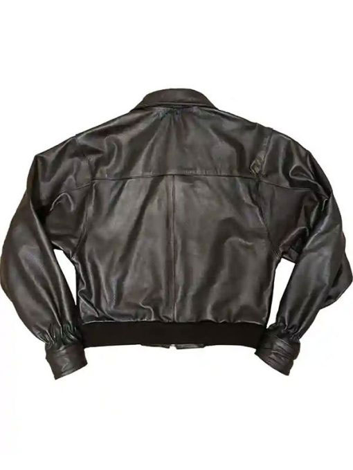 Bully Clints Black Zipper Leather Jacket