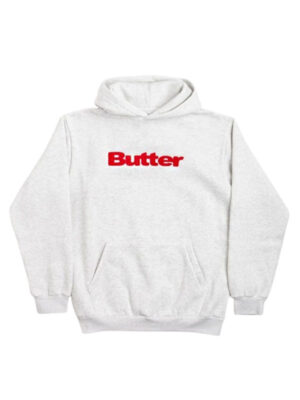 Butter Grey Fleece Pullover Hoodie