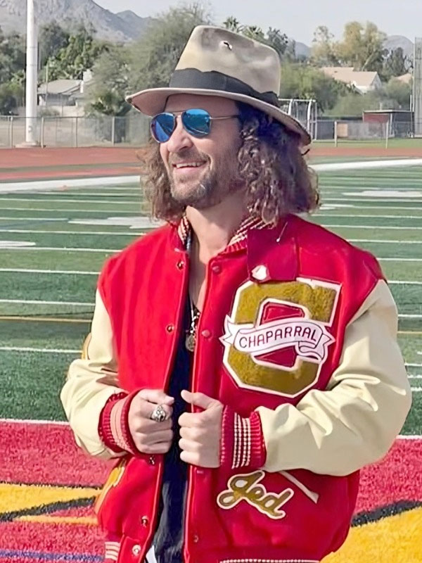 Chaparral Letterman Red Wool Varsity Jacket