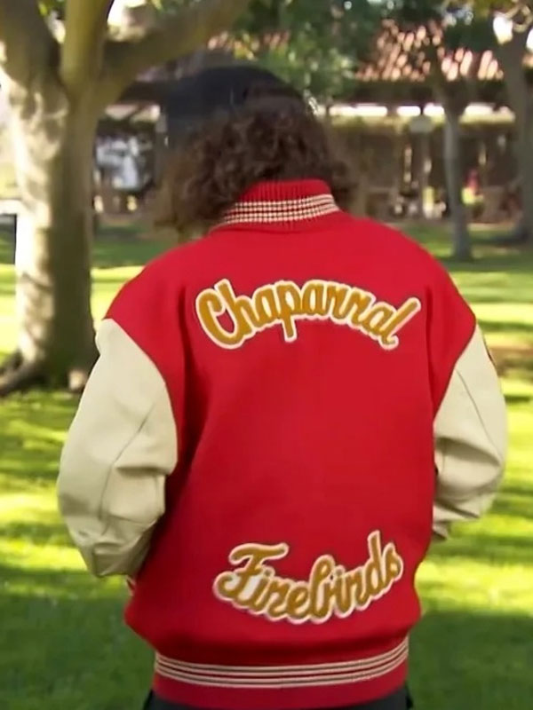 Chaparral Letterman Red Wool Varsity Jacket