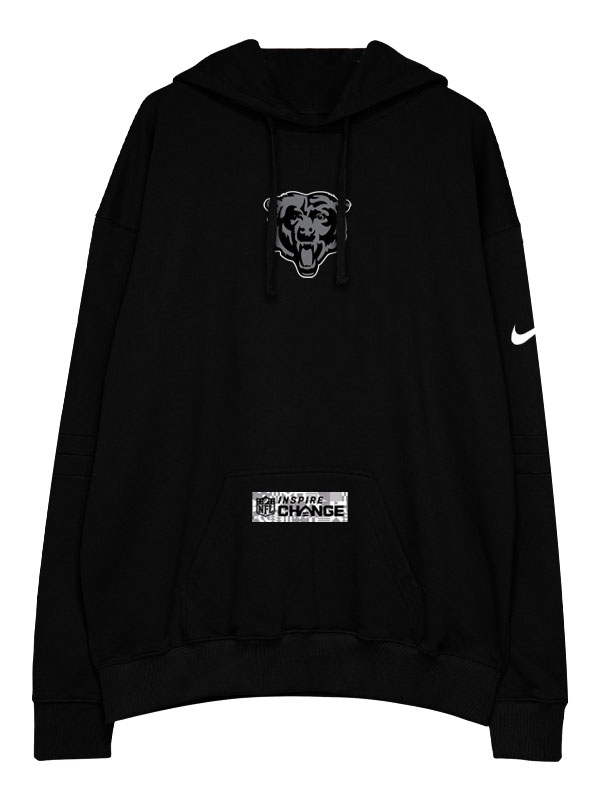 Chicago Bears Inspire Change Black Fleece Hoodie