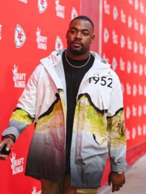 Chris Jones Chiefs 1952 White Zipper Jacket