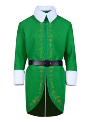 Christmas Buddy Elf Green Wool Coat