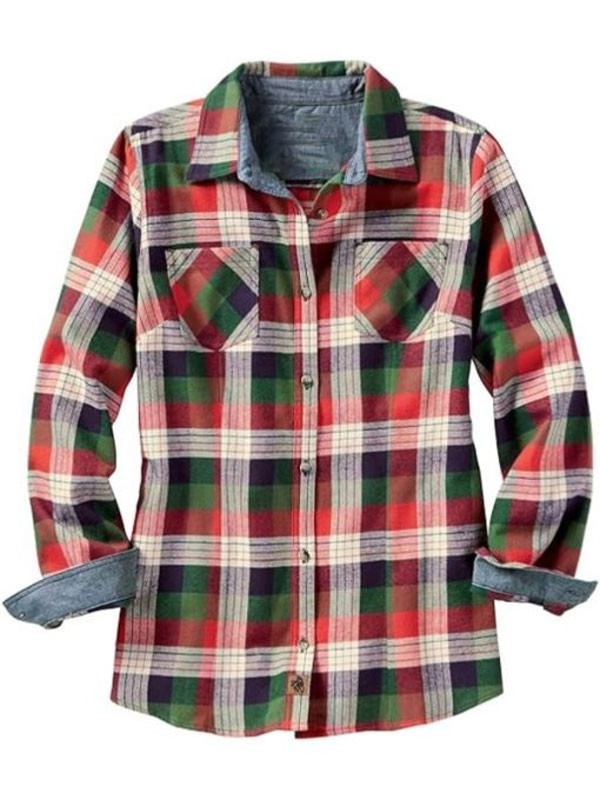 Christmas Cookie Challenge S08 Ree Drummond Plaid Cotton Shirt