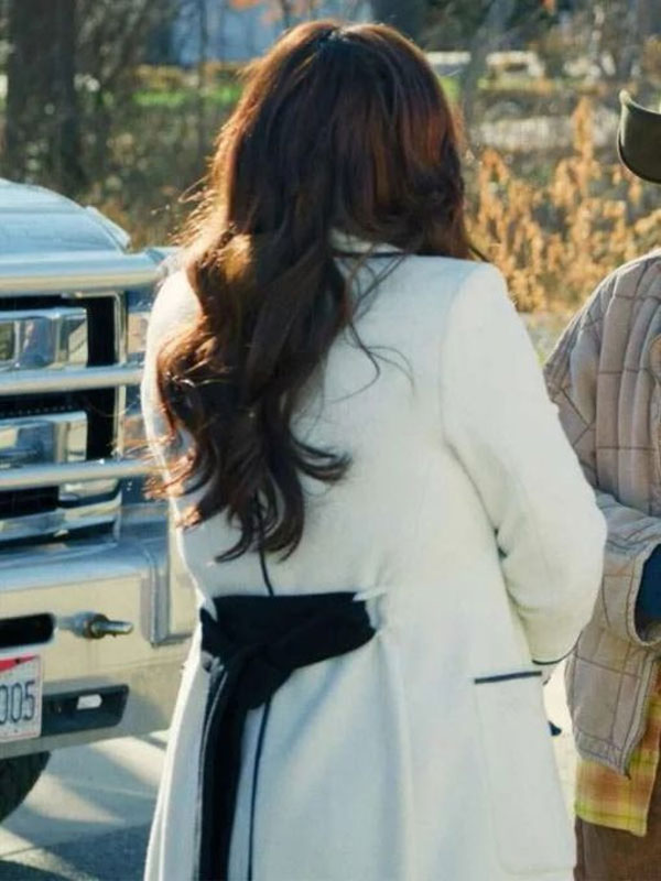 Christmas on the Ranch 2024 Jade Harlow White Wool Coat