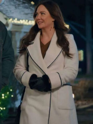Christmas on the Ranch 2024 Jade Harlow White Wool Coat