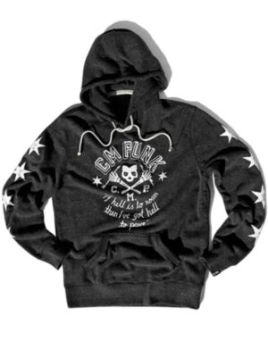 CM Punk Black Fleece Hoodie