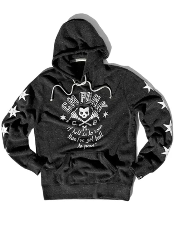 CM Punk Black Fleece Hoodie