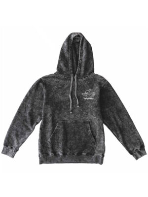 Cozy Ghost  Grey Denim Hoodie